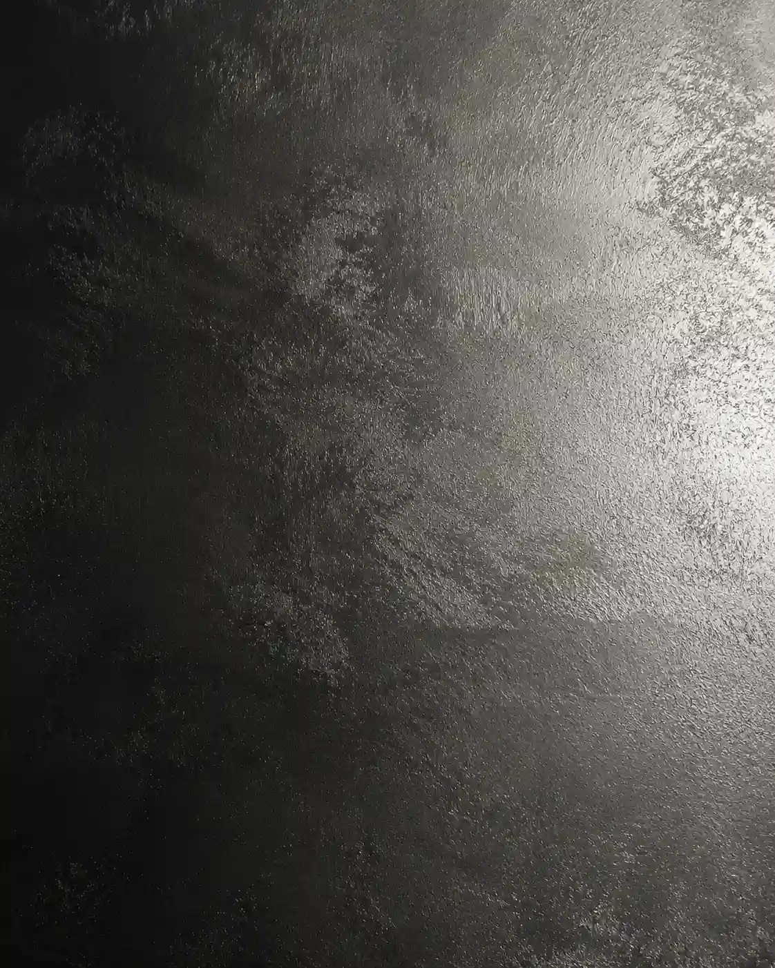 A close-up of a Velatura glaze finish with translucent, layered color and luminous depth.